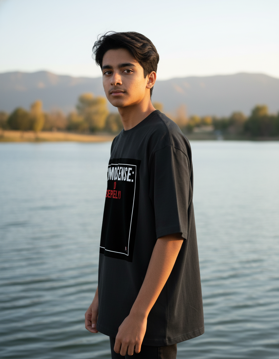 COMMON SENSE: (SOLD SEPARATELY) BLACK Unisex Oversized Classic T-Shirt