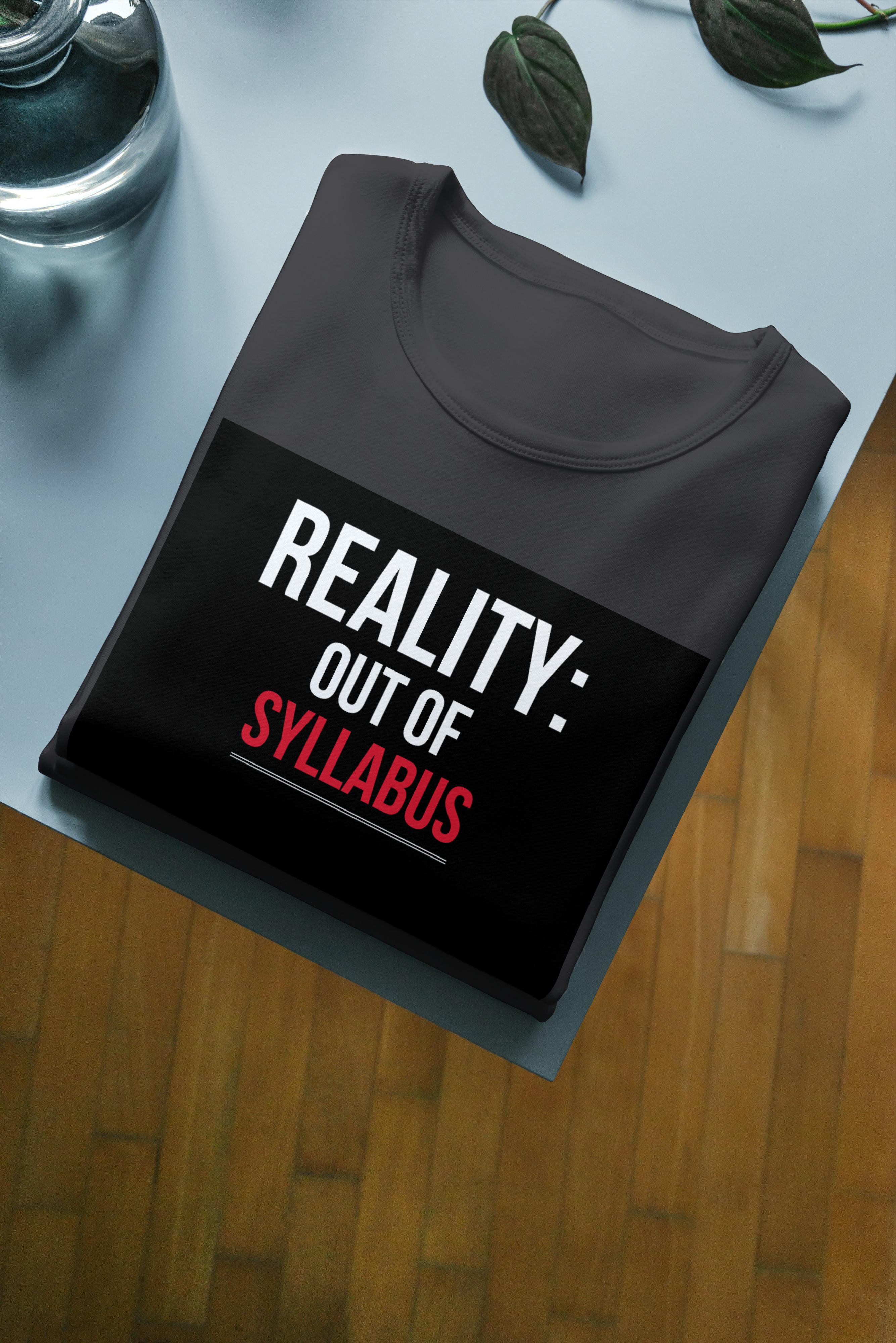 REALITY: OUT OF SYLLABUS BLACK Unisex Oversized Classic T-Shirt